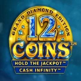 12 Coins Grand Diamond Edition logo – Slots by Wazdan at Stake Casino