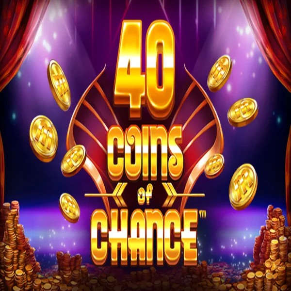 Slots logo of 40 Coins of Chance from SYNOT Games at Stake Casino