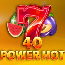 40 Power Hot online game logo by Amusnet Interactive on casinostakee.com