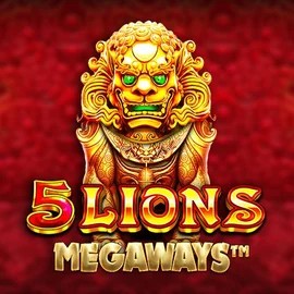 5 Lions Megaways by Pragmatic Play, showcased at casinostakee.com – game logo