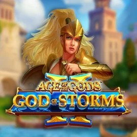 Slots logo of Age Of The Gods: God Of Storms 2 from Playtech at Stake Casino