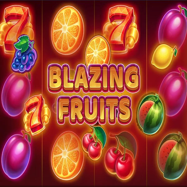 Blazing Fruits logo by Inbet Games at Stake Casino