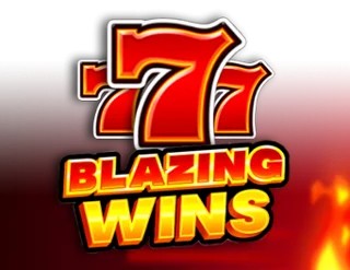Blazing Wins slot logo by Playson at Stake Casino