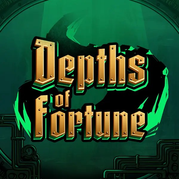 Official Slots logo: Depths of Fortune by AvatarUX Studios at Stake Casino