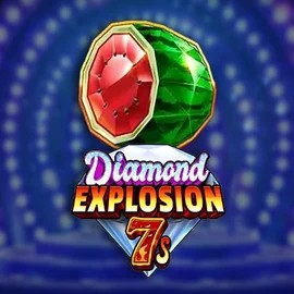 Diamond Explosion 7s online game logo by RubyPlay on casinostakee.com