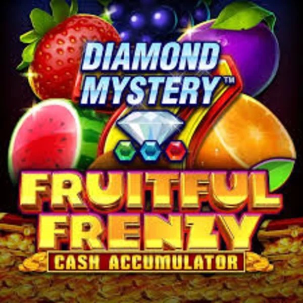 Diamond Mystery Fruitful Frenzy Cash Accumulator by Greentube, showcased at casinostakee.com – game logo