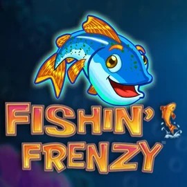 Fishin Frenzy logo by Blueprint Gaming at Stake Casino