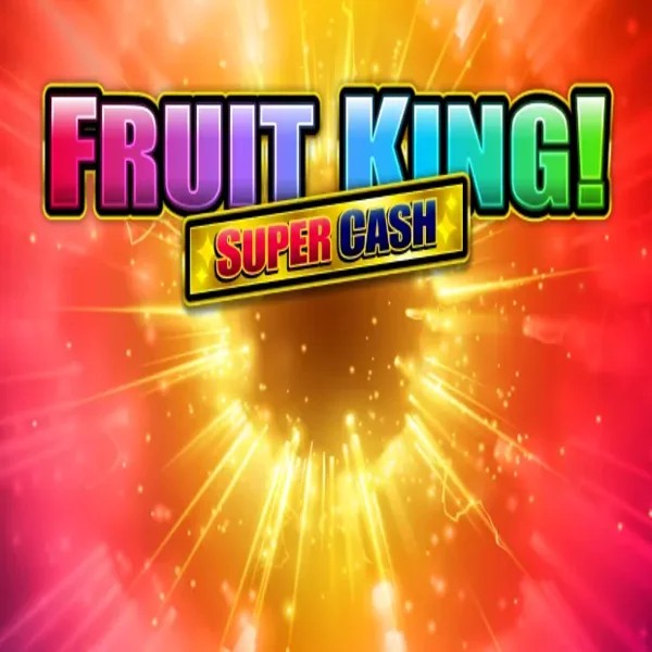 Fruit King Super Cash slot logo by Greentube at Stake Casino