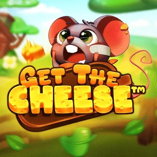 Get The Cheese online game logo by Hacksaw Gaming on casinostakee.com
