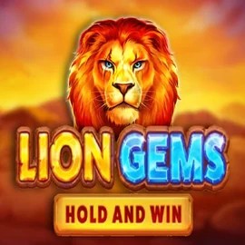 Lion Gems Hold and Win logo by Playson at Stake Casino
