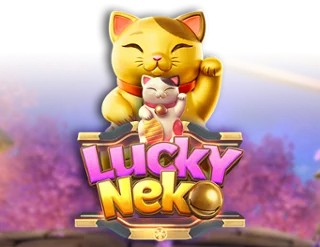 Lucky Neko slot logo by PG Soft at Stake Casino