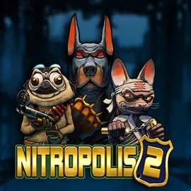 Nitropolis 2 online game logo by ELK Studios on casinostakee.com