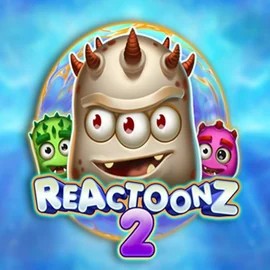 Official Slots logo: Reactoonz 2 by Play'n GO at Stake Casino
