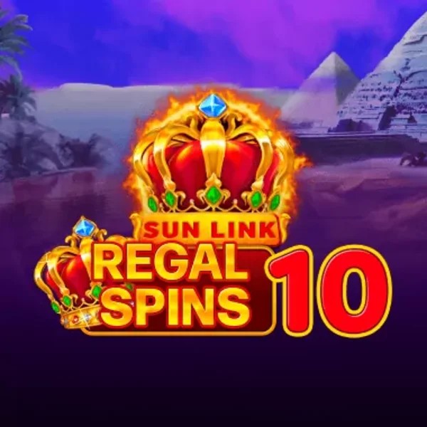 Regal Spins 10 game by PatePlay – logo hosted on Stake Casino