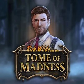 Tome of Madness slot logo by Play'n GO at Stake Casino