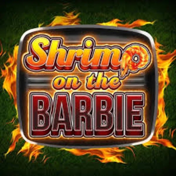 Official Slots logo: Shrimp on the Barbie by Greentube at Stake Casino