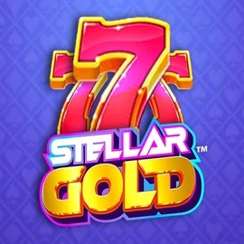 Slots logo of Stellar Gold from Snowborn Games at Stake Casino