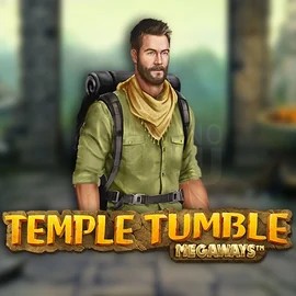Temple Tumble Megaways online game logo by Relax Gaming on casinostakee.com