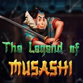The Legend of Musashi game by Peter & Sons – logo hosted on Stake Casino
