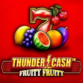 Thunder Cash Fruity Fruity game by Novomatic – logo hosted on Stake Casino