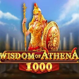 Wisdom of Athena 1000 online game logo by Pragmatic Play on casinostakee.com